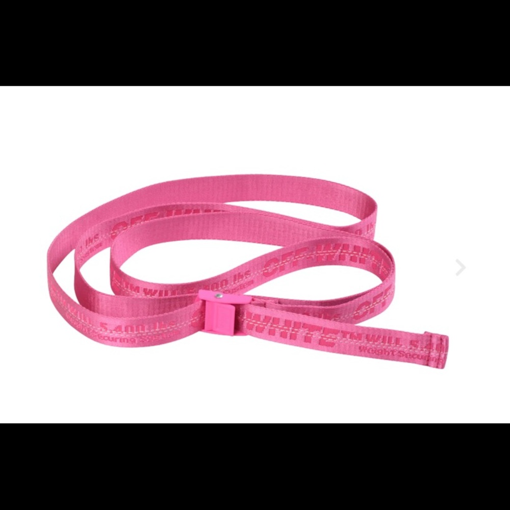 Off - White Industrial Belt Fuschia